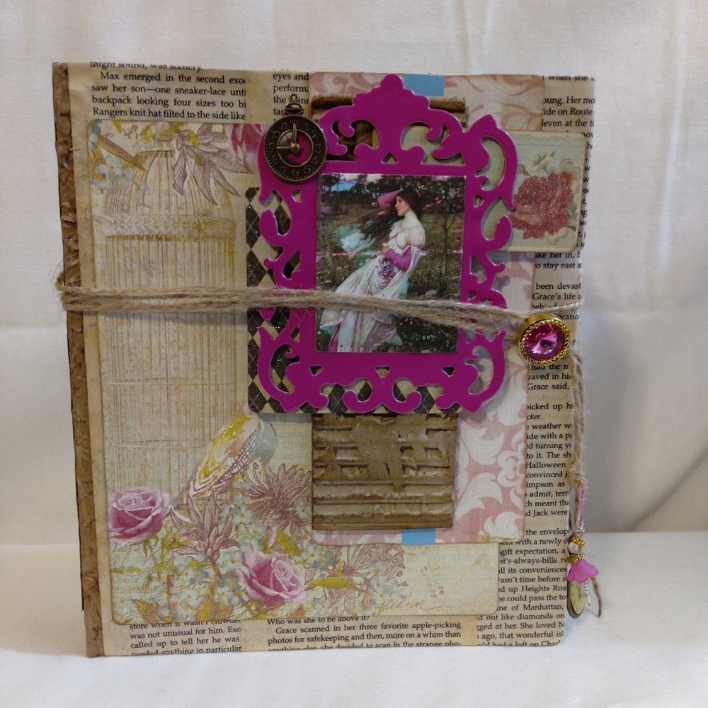 Handcrafted  "Windy",  theme handmade Photo Album. 8x9x2